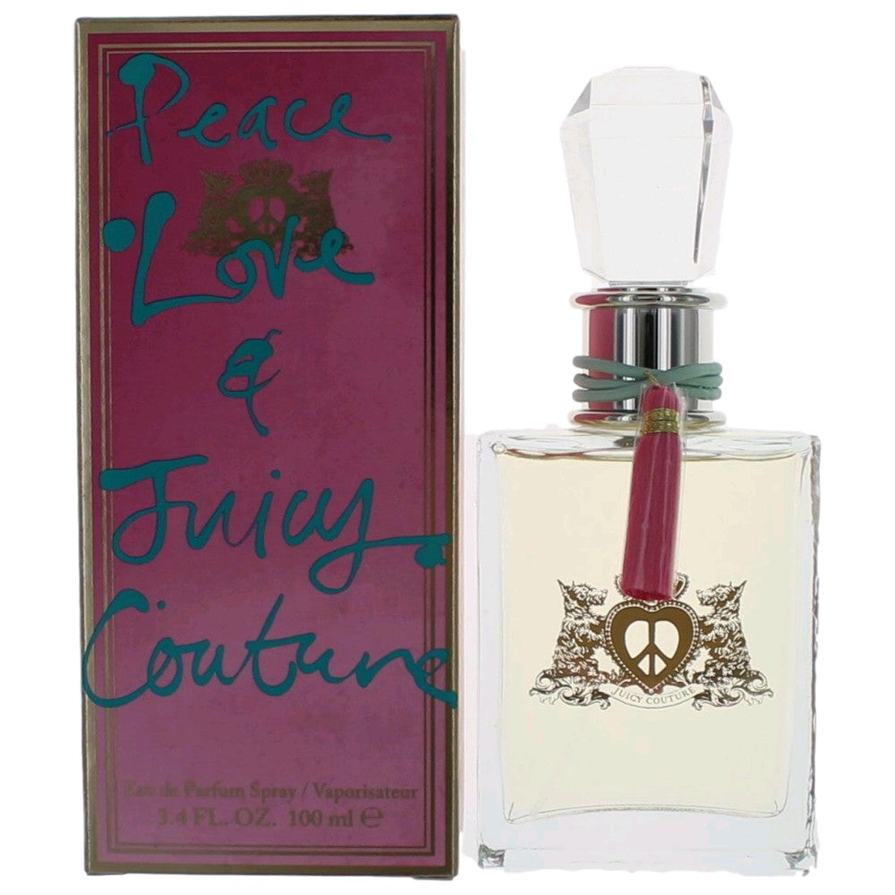 Peace Love & Juicy Couture by Juicy Couture, 3.4oz EDP Spray women