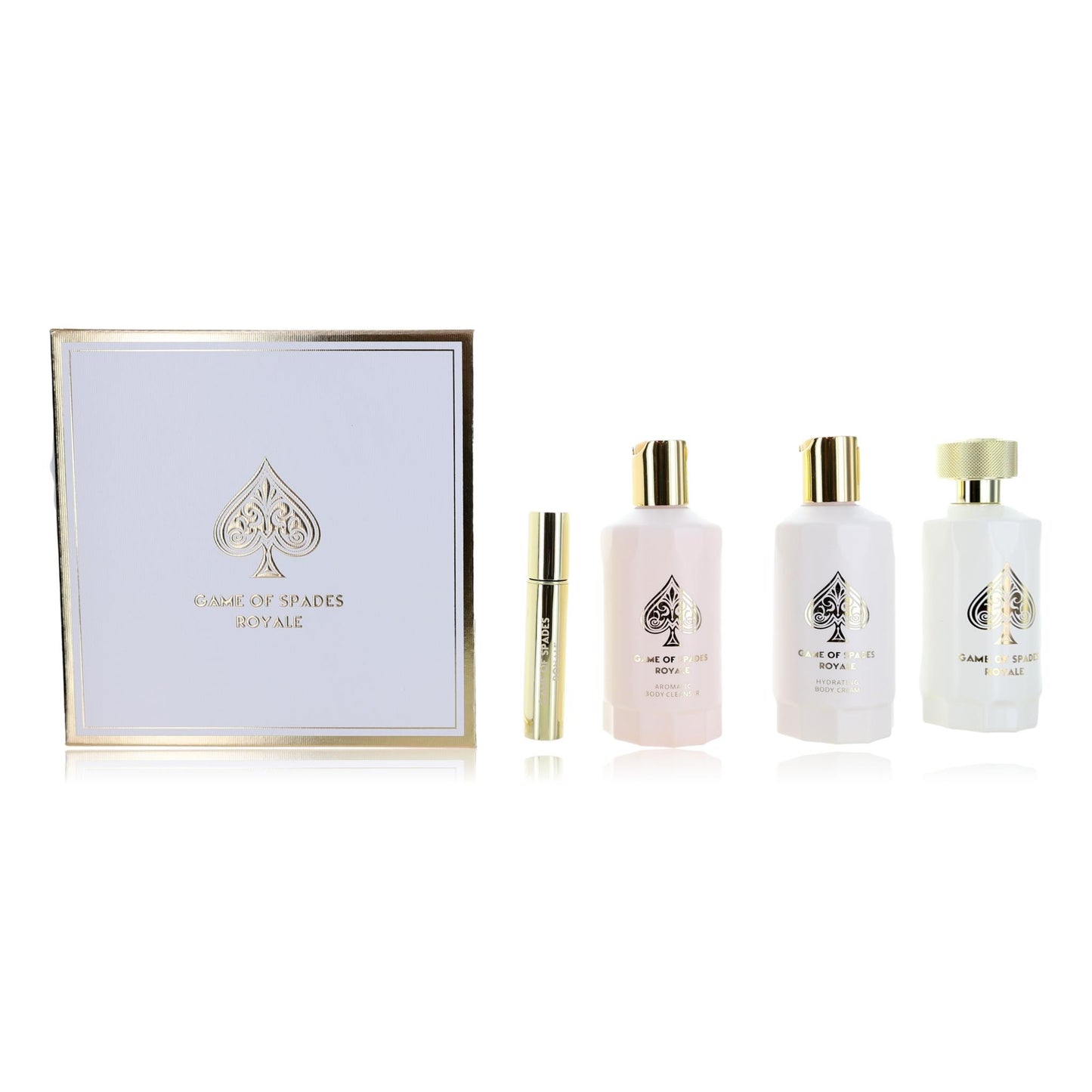 Game of Spades Royale by Jo Milano, 4 Piece Gift Set for Unisex