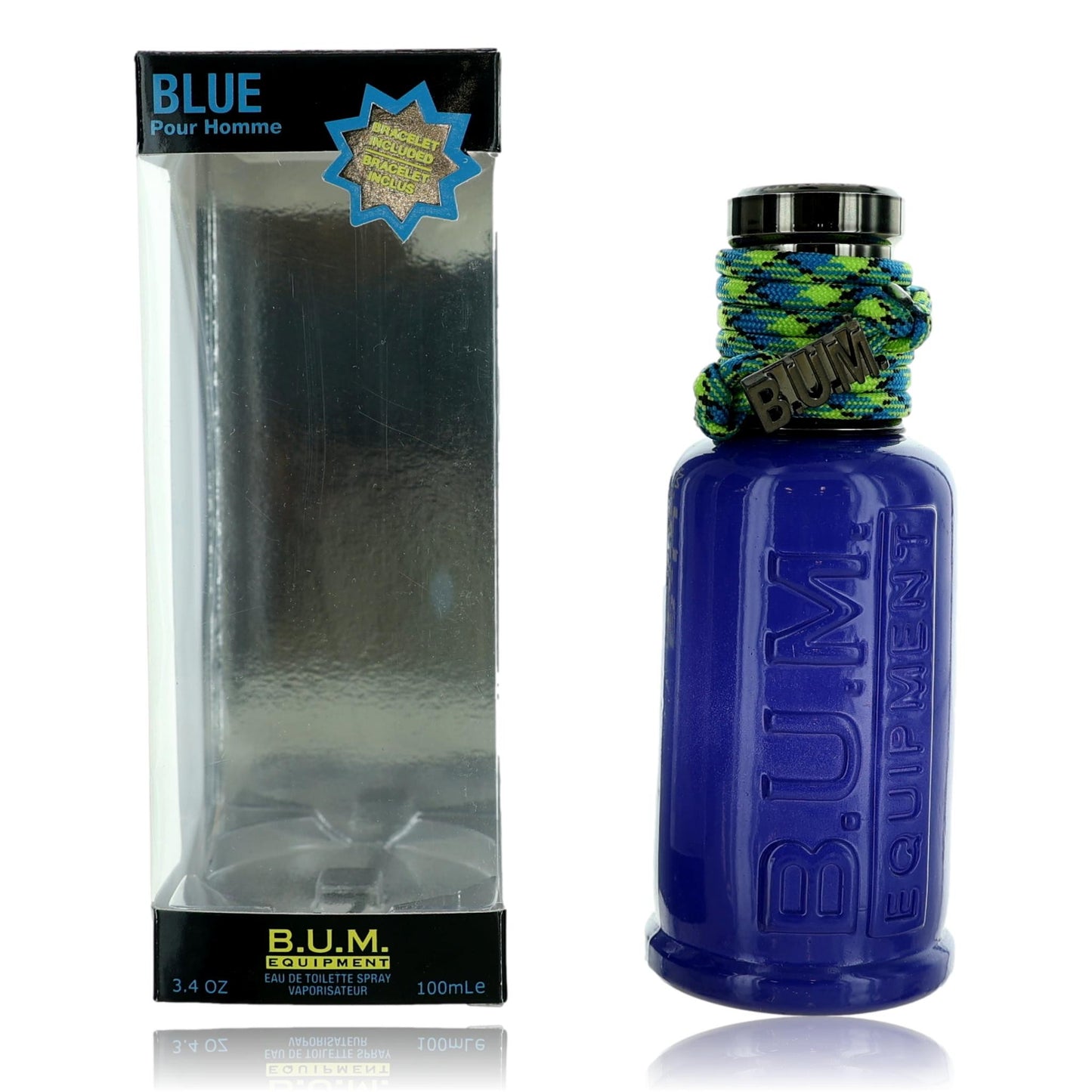 Blue by B.U.M. Equipment, 3.4 oz EDT Spray for Men