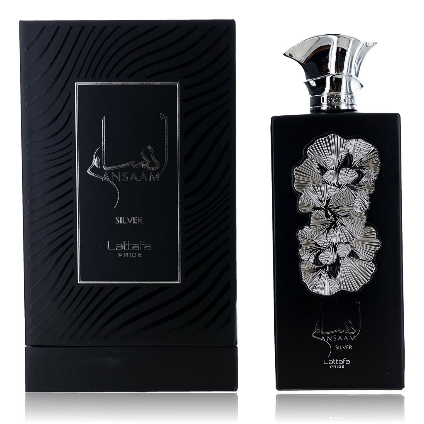 Ansaam Silver by Lattafa, 3.4 oz EDP Spray for Unisex