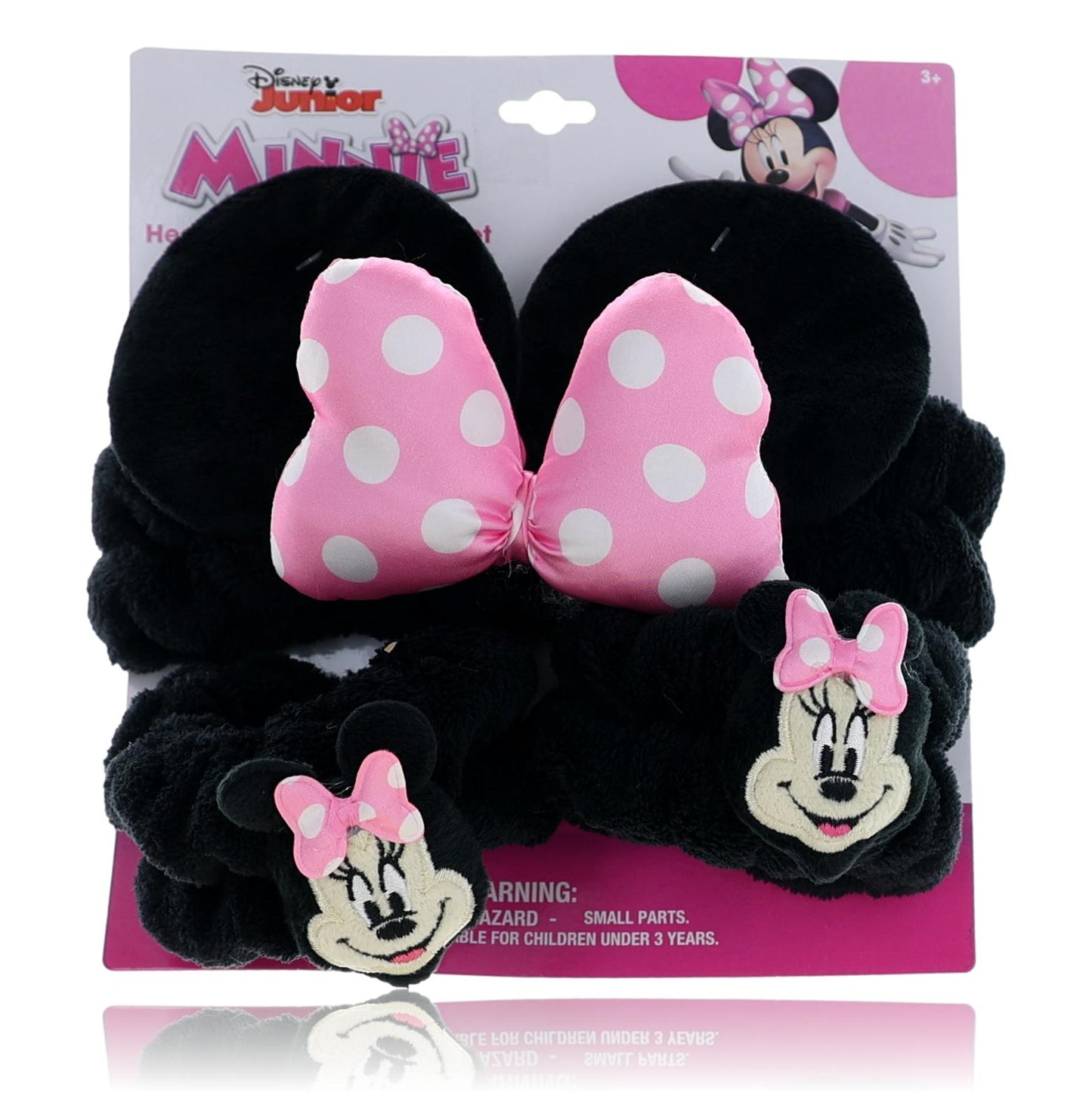 Minnie Mouse Plush Headband & Wristband Set by Disney, for Kids