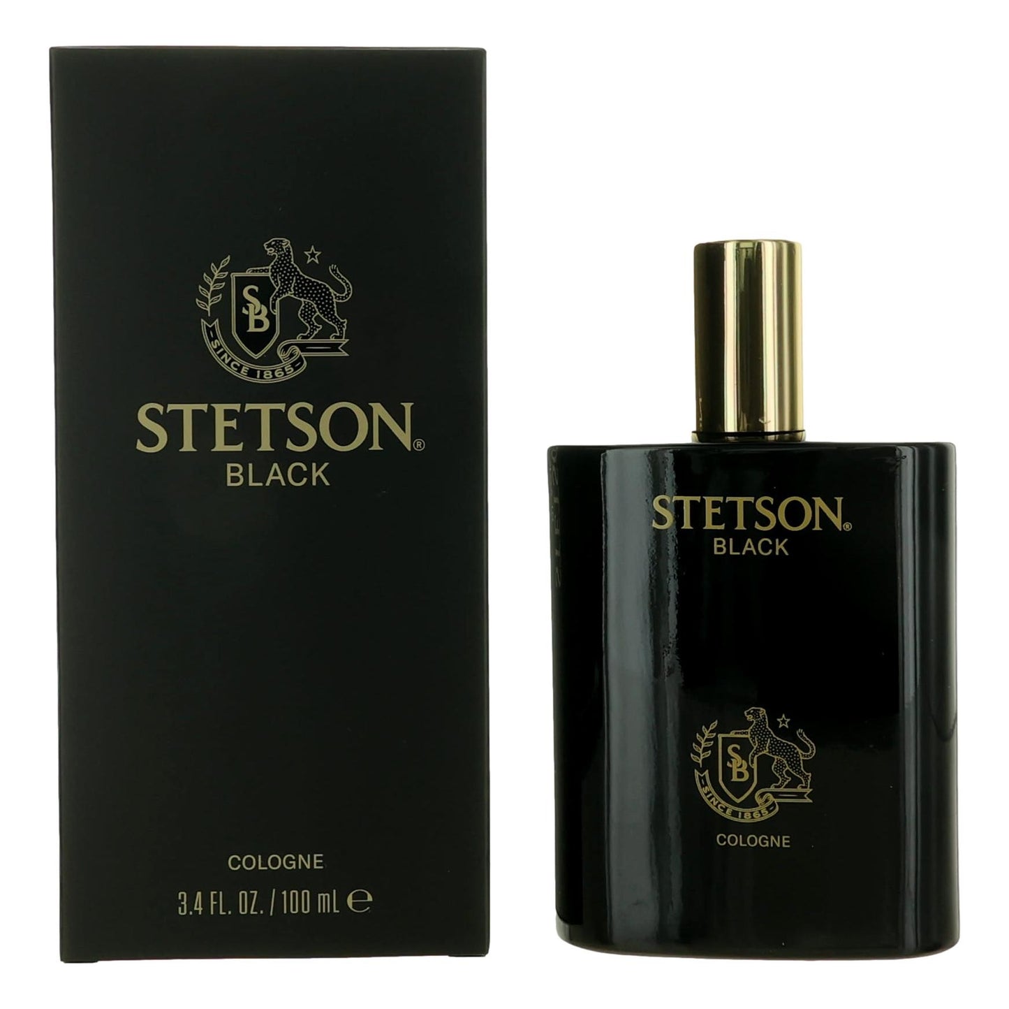 Stetson Black by Coty, 3.4 oz Cologne Spray for Men