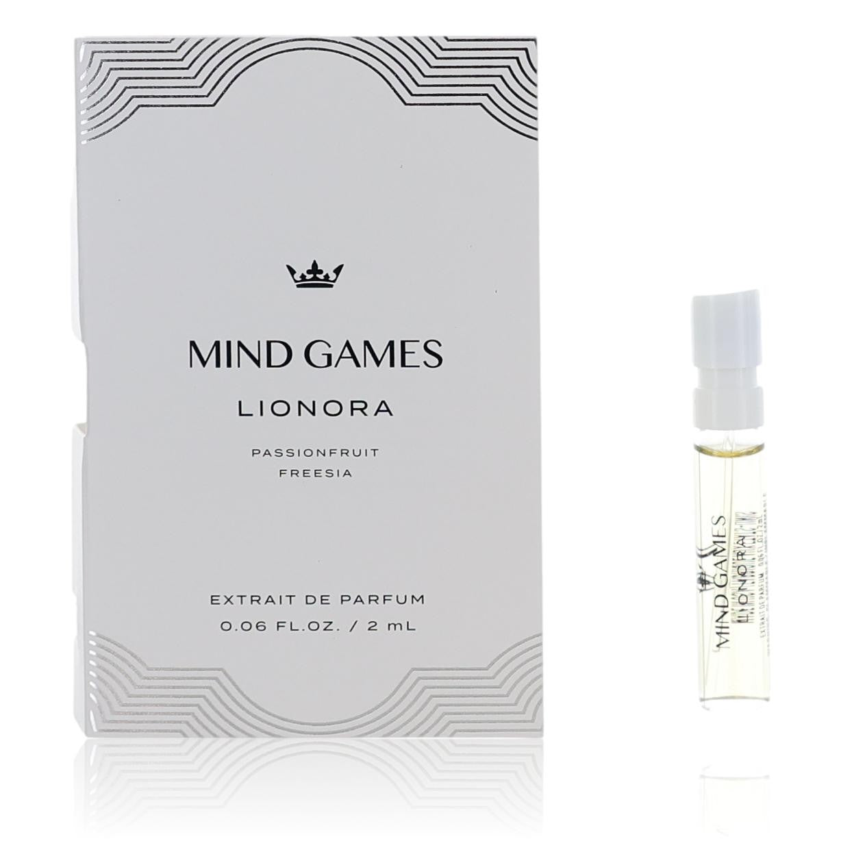 Lionora by Mind Games, 0.06 oz Extrait de Parfum for Unisex Sample