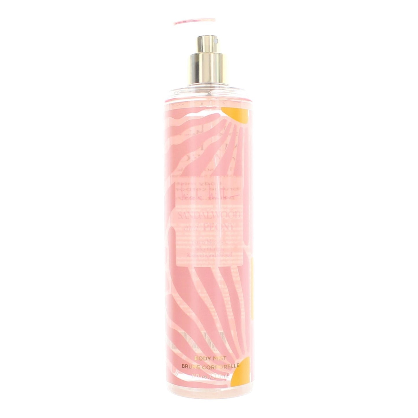 Sandalwood and Peony by Nicole Miller, 8 oz Body Mist for Women