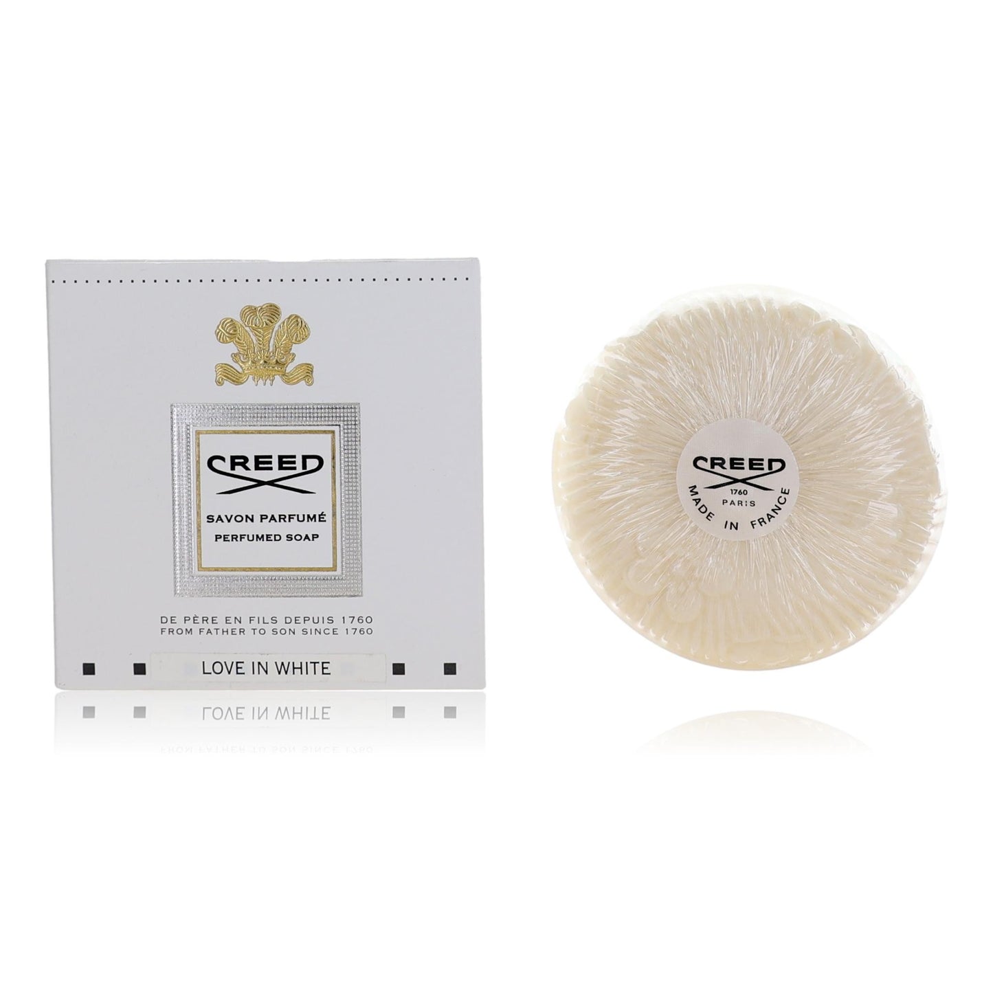 Love in White by Creed, 5.3 oz Perfumed Soap for Women