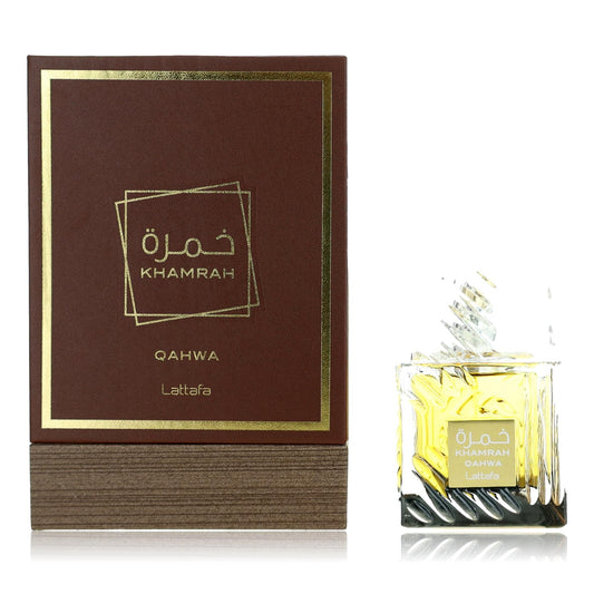 Khamrah Qahwa by Lattafa, 3.4 oz EDP Spray for Unisex