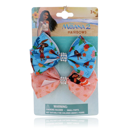 Moana Hair Bows by Disney, 2 Pack for Kids